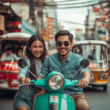 u3845898955_create_happy_couple_driving_scooter_in_bangkok_su_004cc4e1-08e3-4aac-bf7a-37c01172854c_1