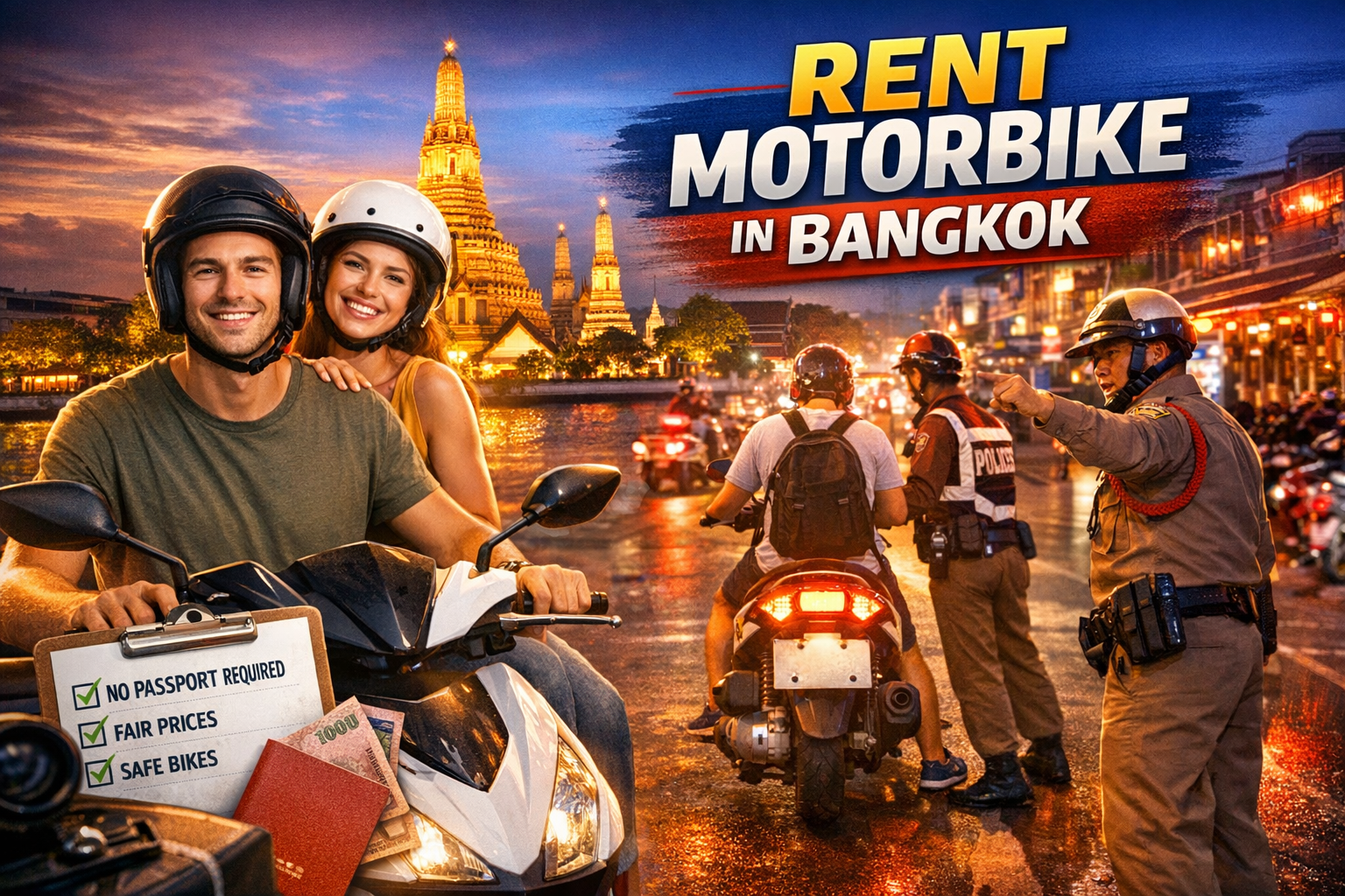rent motorbike in bangkok